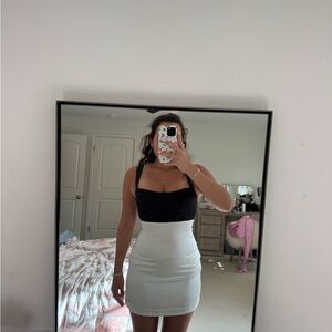 Princess Polly Black and White Pencil Skirt